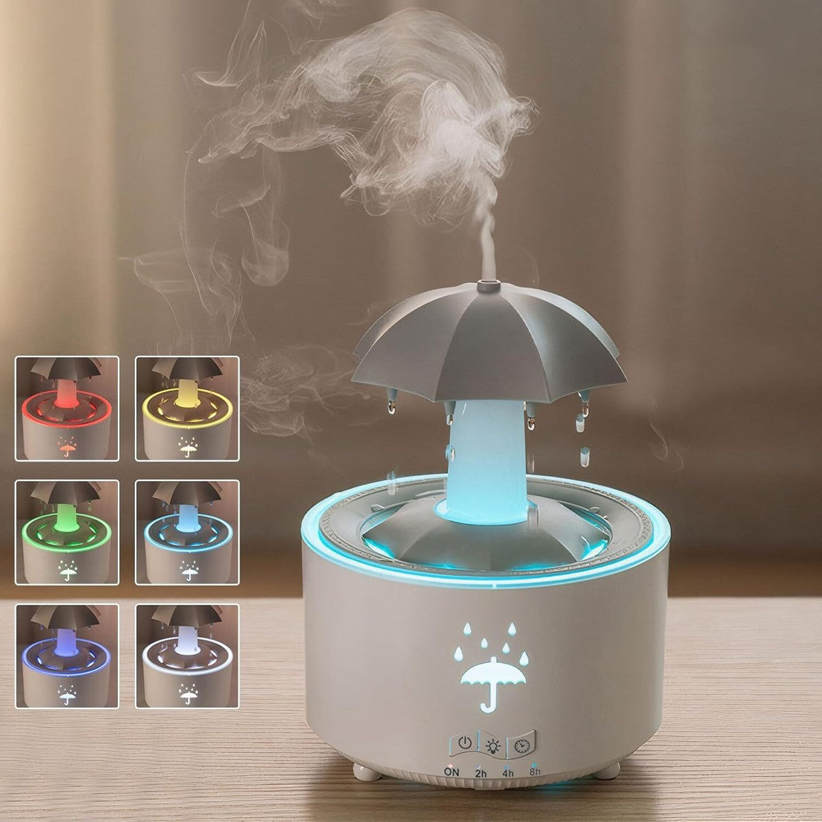 Humidificateur à gouttelettes d'eau rotatif