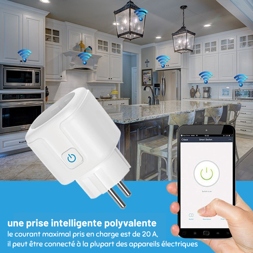 Prise connectée WiFi intelligente